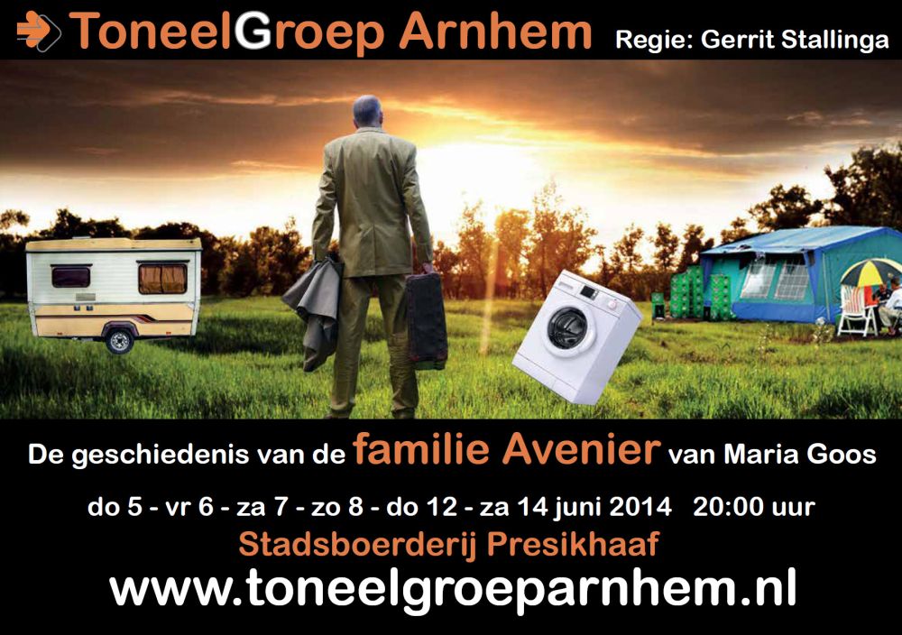 Poster voorstelling De geschiedenis van de familie Avenier (deel 3)