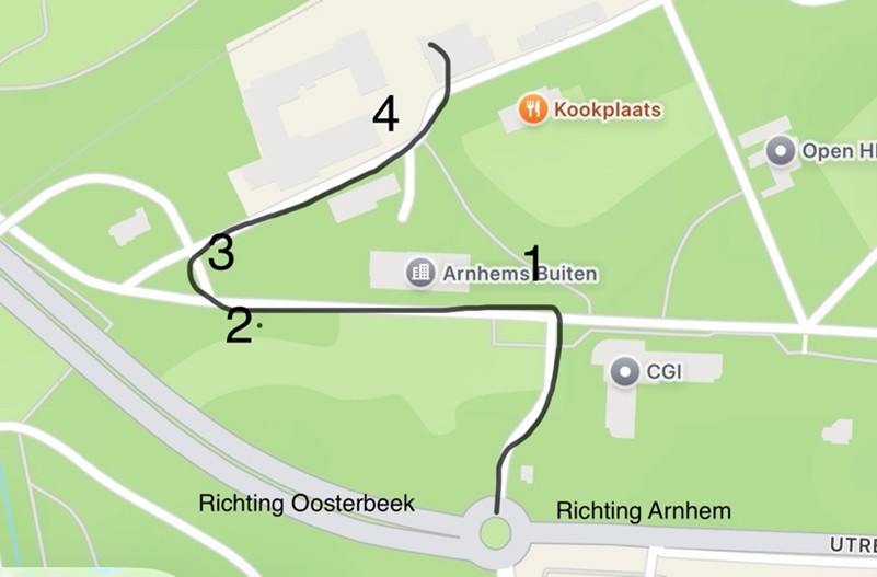Routekaart naar Arnhems Buiten